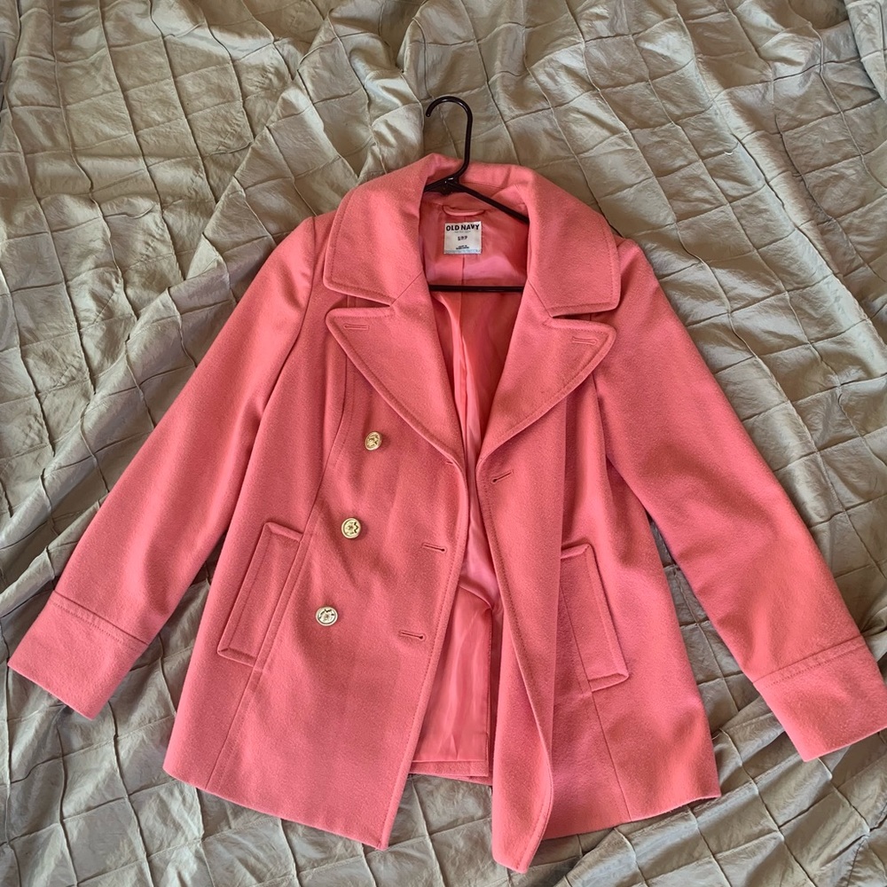 Old navy pink pea coat